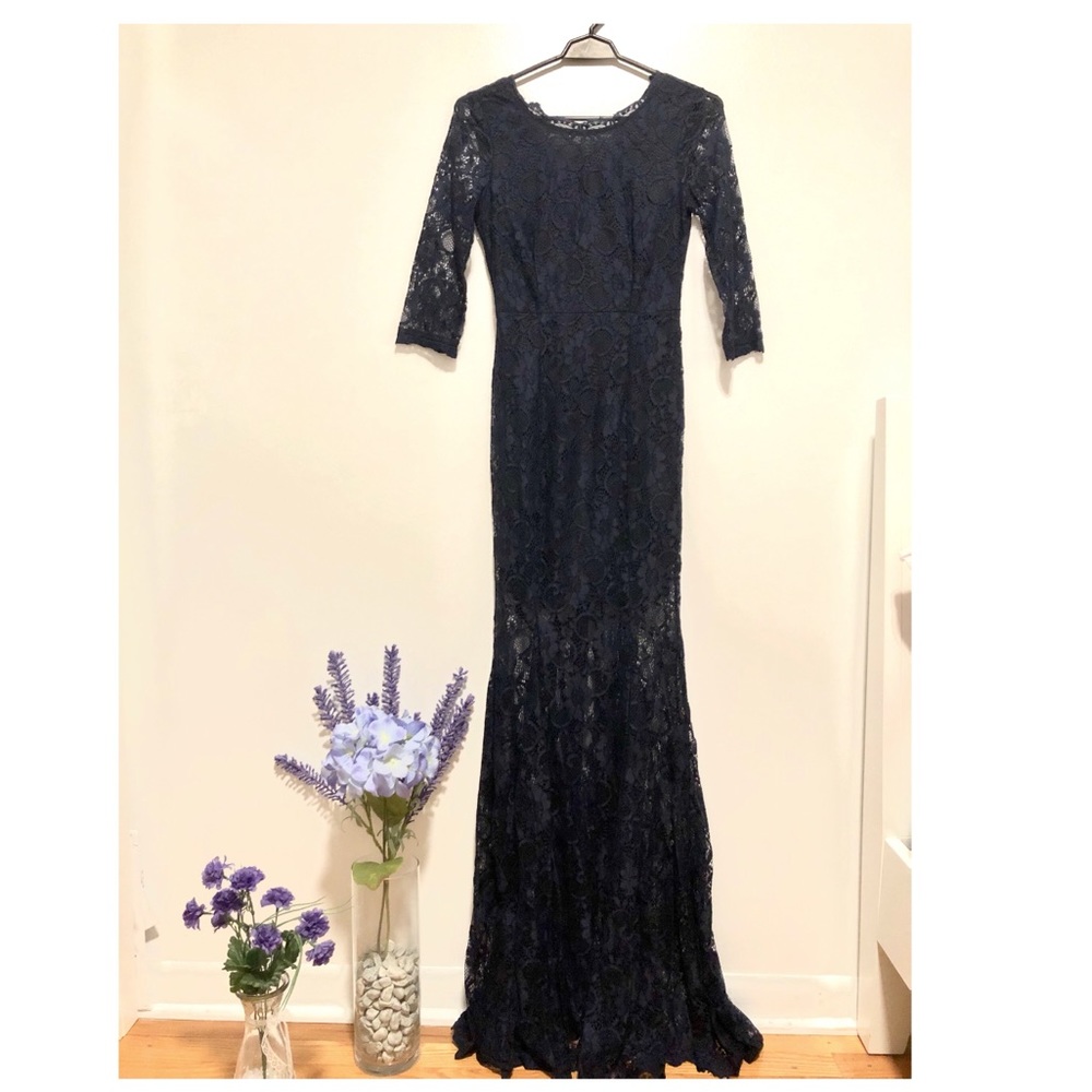 Navy Mermaid Lace Dress (Kooka)